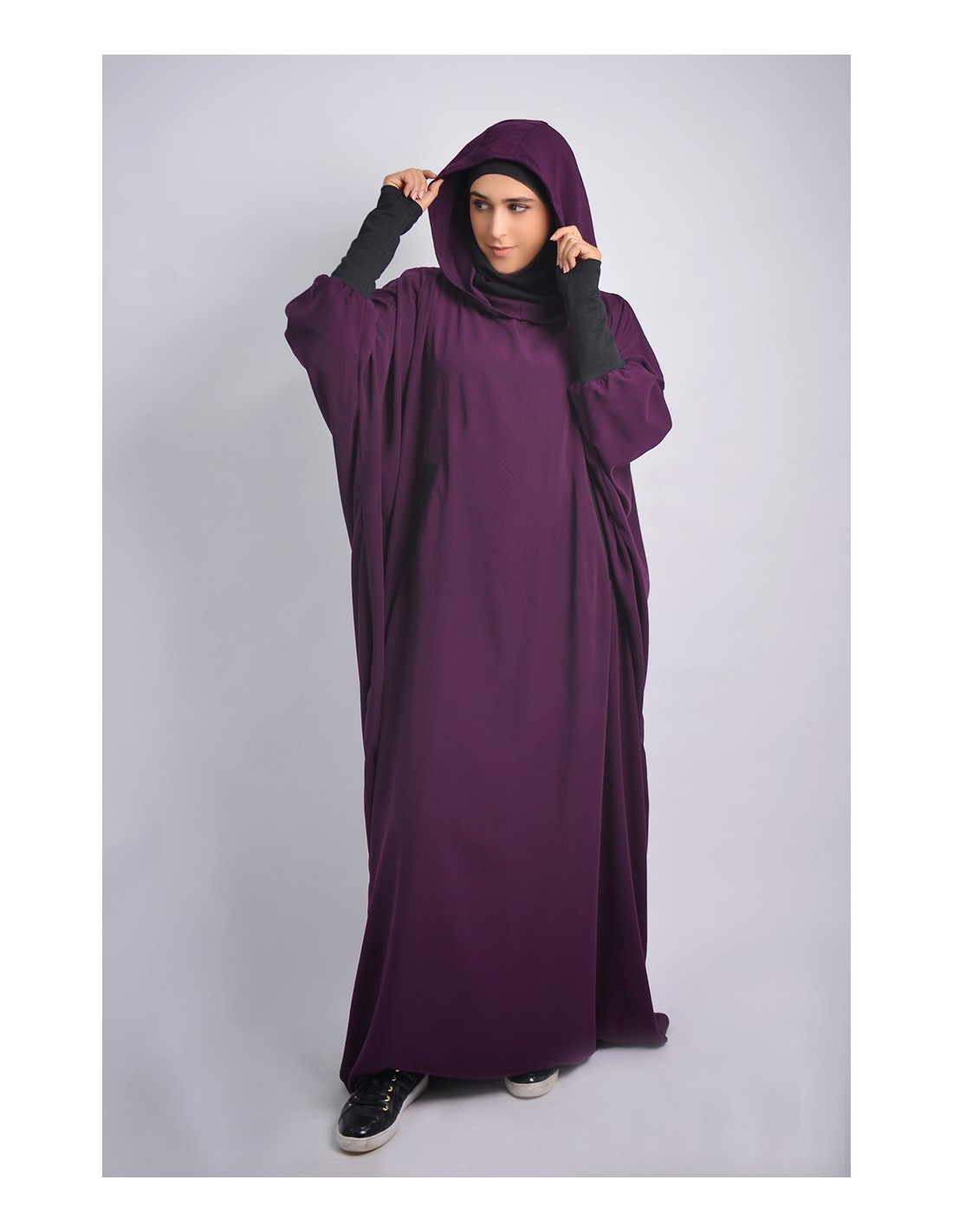 abaya a capuche